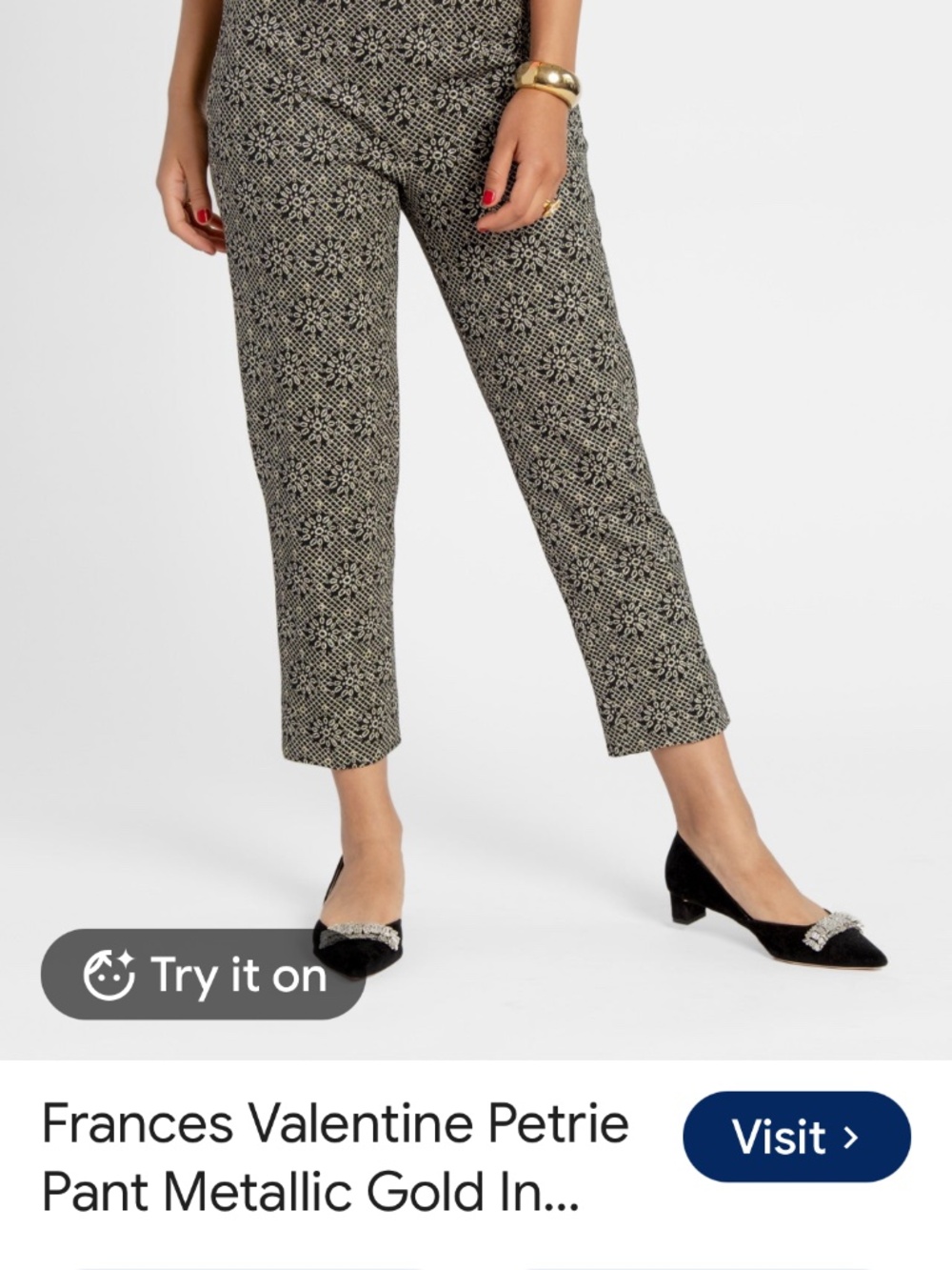 NWT FRANCES VALENTINE PETRIE PANTS size 2